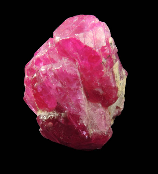 Corundum var. Ruby from Mogok District, 115 km NNE of Mandalay, Mandalay Division, Myanmar (Burma)