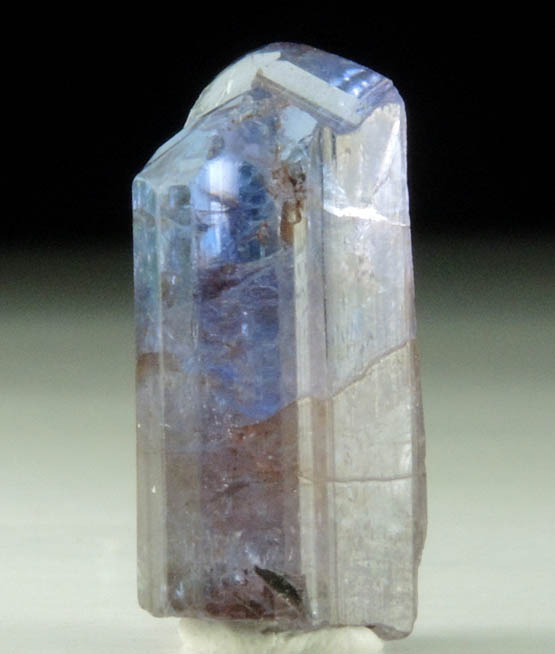 Tanzanite Crystal (blue-violet gem variety of Zoisite) from Merelani Hills, western slope of Lelatama Mountains, Arusha Region, Tanzania (Type Locality for Tanzanite)