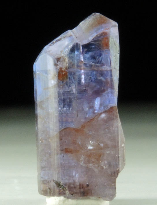Tanzanite Crystal (blue-violet gem variety of Zoisite) from Merelani Hills, western slope of Lelatama Mountains, Arusha Region, Tanzania (Type Locality for Tanzanite)