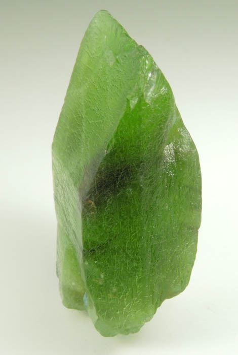 Peridot crystal (gem variety of Forsterite) with Ludwigite inclusions from Suppat, Naran-Kagan Valley, Kohistan District, Khyber Pakhtunkhwa (North-West Frontier Province), Pakistan