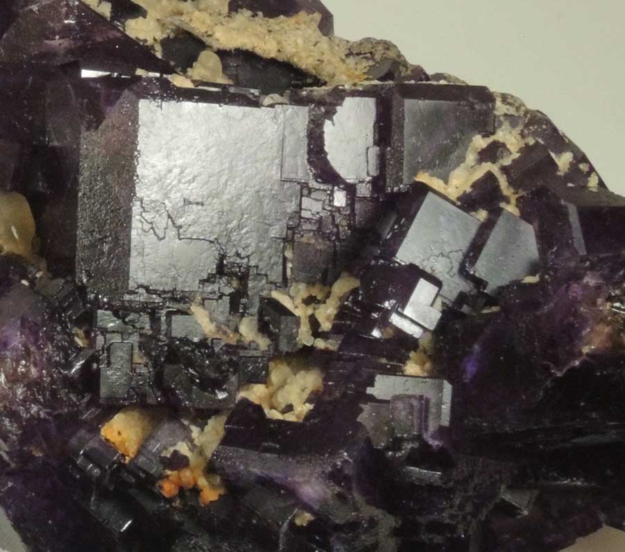 Fluorite with Calcite and Quartz from Caravia-Berbes District, Asturias, Spain