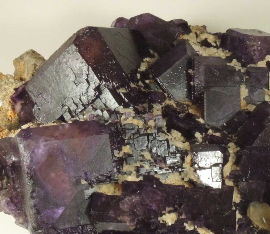 Fluorite with Calcite and Quartz from Caravia-Berbes District, Asturias, Spain