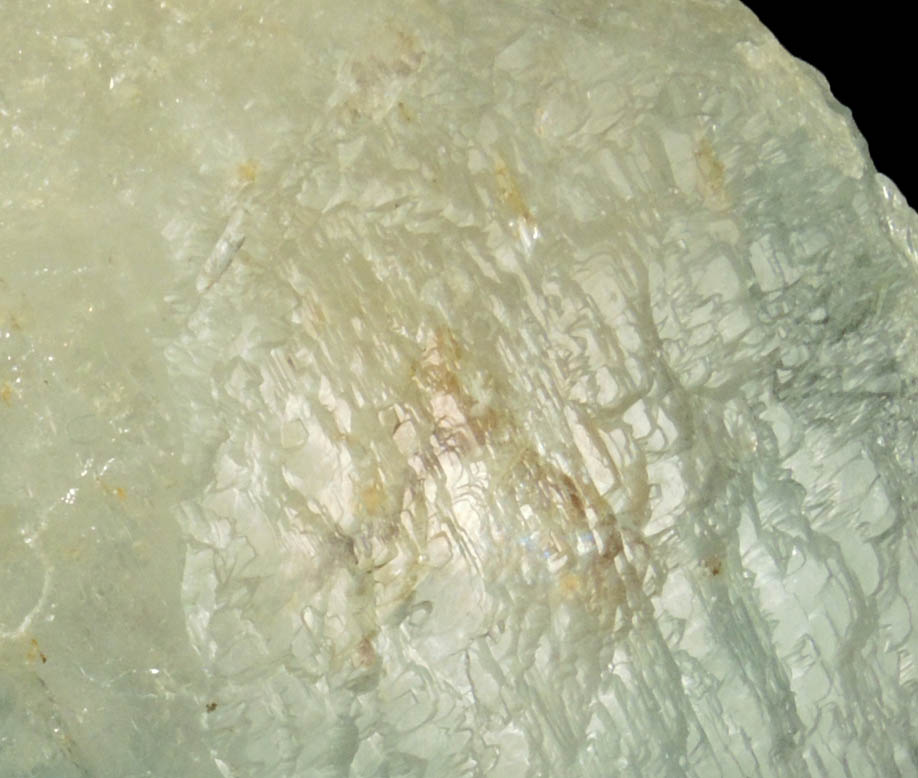 Beryl var. Aquamarine (color-zoned floater crystal) from Minas Gerais, Brazil