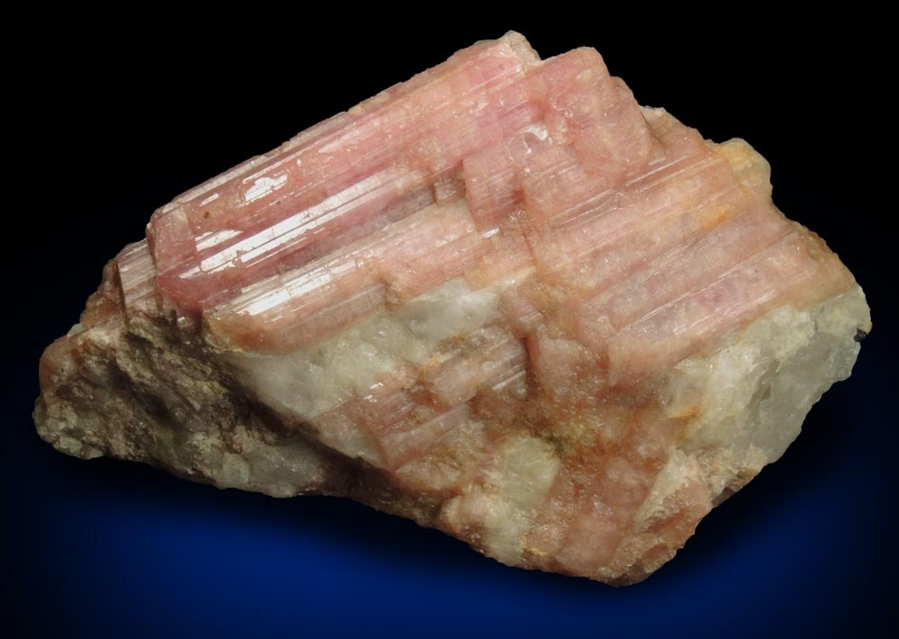 Elbaite var. Rubellite Tourmaline in Quartz from Minas Gerais, Brazil