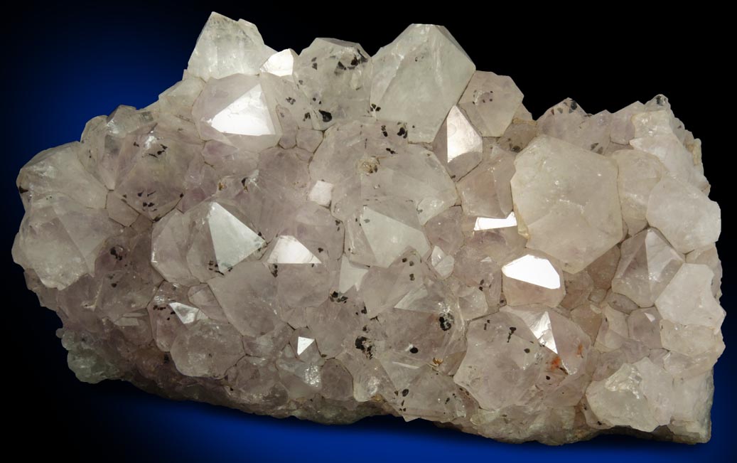 Quartz var. Amethystine with Goethite inclusions from Alto Uruguai, Rio Grande do Sul, Brazil