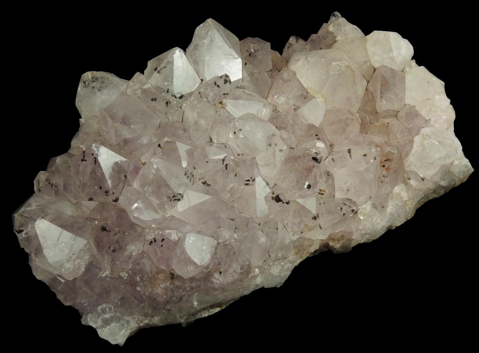 Quartz var. Amethystine with Goethite inclusions from Alto Uruguai, Rio Grande do Sul, Brazil