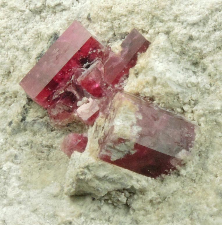 Beryl var. Bixbite (Red Beryl) in rhyolite from Ruby Violet claim, Wah Wah Mountains, Beaver County, Utah