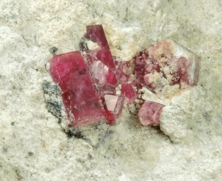 Beryl var. Bixbite (Red Beryl) in rhyolite from Ruby Violet claim, Wah Wah Mountains, Beaver County, Utah