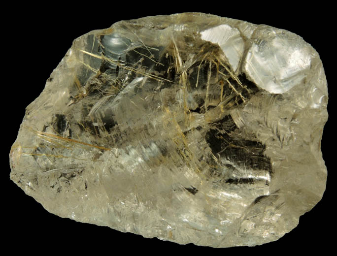 Quartz with Rutile inclusions (Rutilated Quartz) from Minas Gerais, Brazil