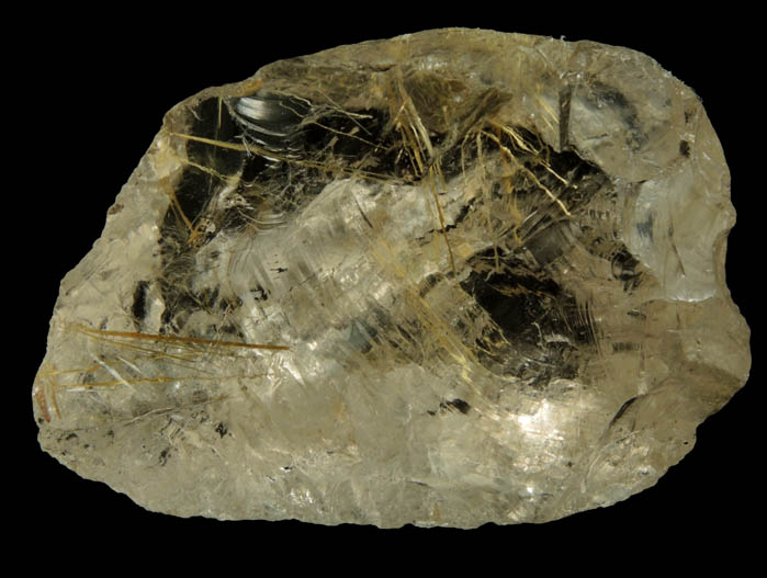 Quartz with Rutile inclusions (Rutilated Quartz) from Minas Gerais, Brazil