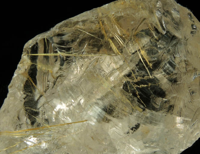 Quartz with Rutile inclusions (Rutilated Quartz) from Minas Gerais, Brazil