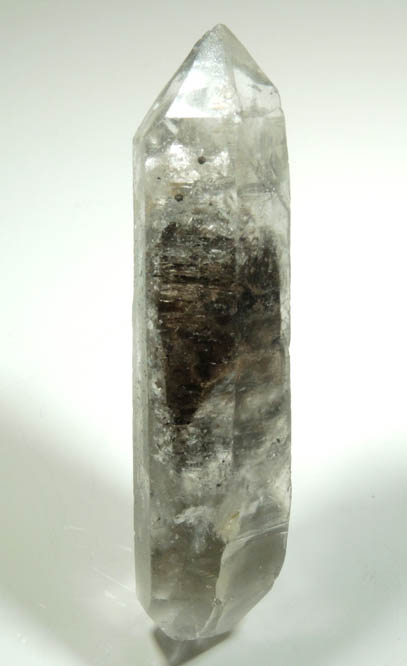 Quartz with solid and fluid inclusions (two-phase inclusions) from Minas Gerais, Brazil