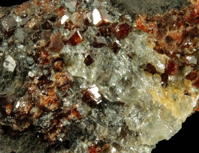 Spessartine Garnet from Betts Manganese Mine, Plainfield, Hampshire County, Massachusetts