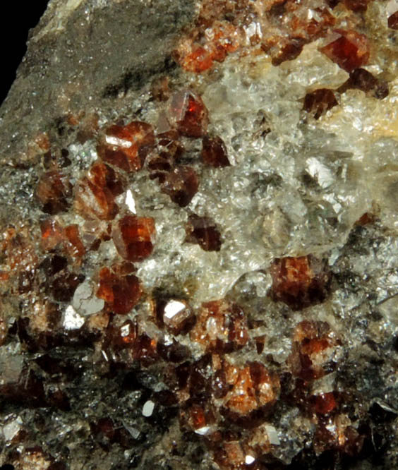 Spessartine Garnet from Betts Manganese Mine, Plainfield, Hampshire County, Massachusetts