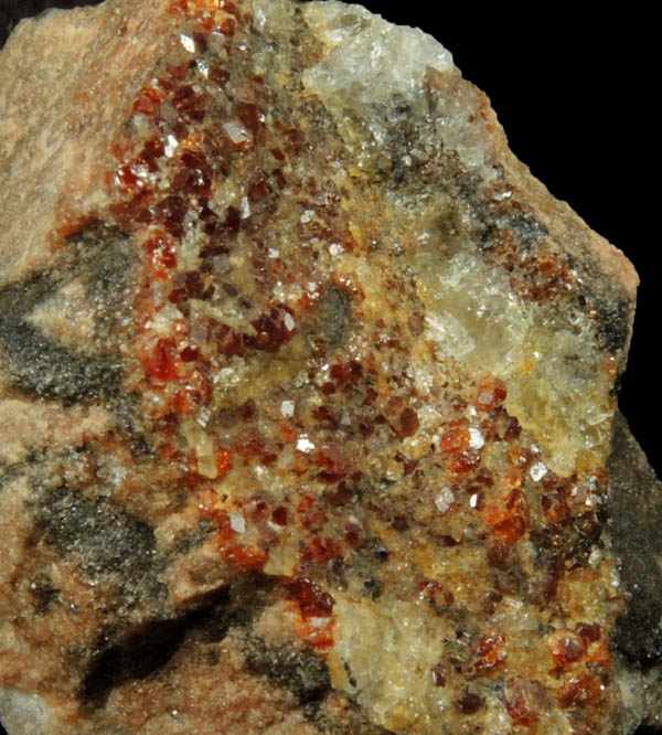 Spessartine Garnet from Betts Manganese Mine, Plainfield, Hampshire County, Massachusetts