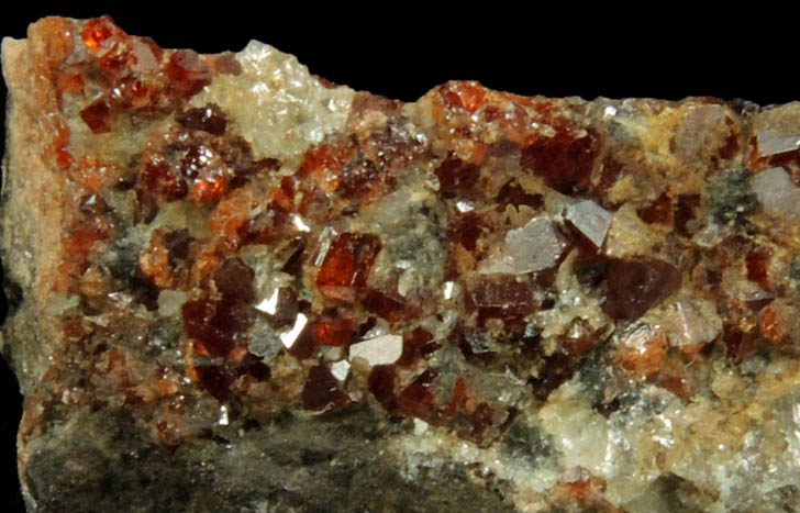 Spessartine Garnet from Betts Manganese Mine, Plainfield, Hampshire County, Massachusetts