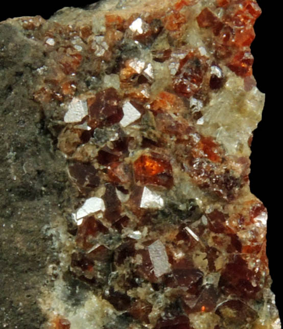 Spessartine Garnet from Betts Manganese Mine, Plainfield, Hampshire County, Massachusetts