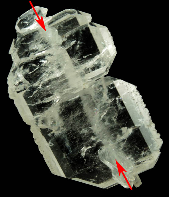 Quartz var. Faden-Habit Quartz from Dera Ismail Khan District, Waziristan, Pakistan