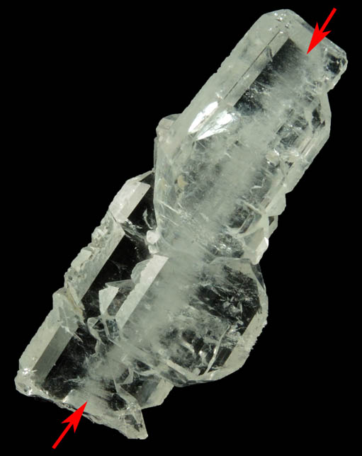 Quartz var. Faden-Habit Quartz from Dera Ismail Khan District, Waziristan, Pakistan