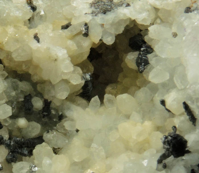 Wurtzite on Quartz with minor Pyrite and Fluorite from railroad cut near Thomaston Dam, Litchfield County, Connecticut