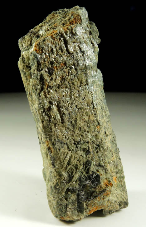 Diopside with Actinolite from dry wash near the Rhein property, Amity, Orange County, New York