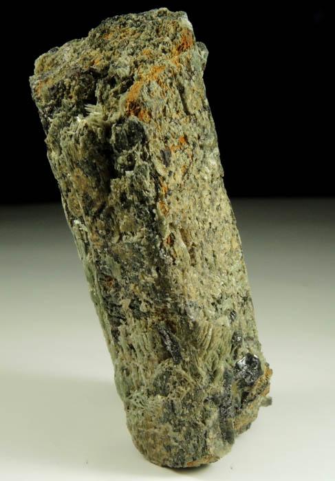 Diopside with Actinolite from dry wash near the Rhein property, Amity, Orange County, New York