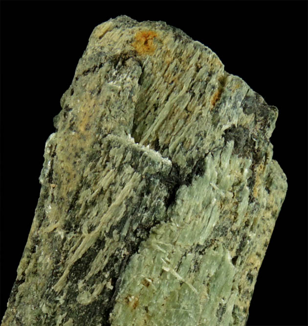 Diopside with Actinolite from dry wash near the Rhein property, Amity, Orange County, New York