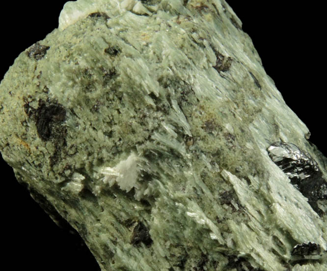 Diopside, Actinolite, Graphite, Calcite from dry wash near the Rhein property, Amity, Orange County, New York