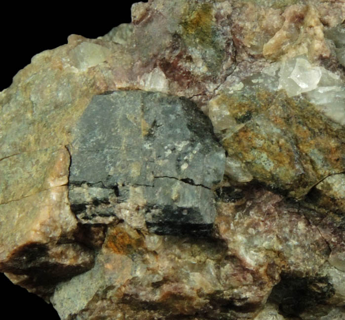 Allanite in pegmatite from Mount Eve, Warwick, Orange County, New York