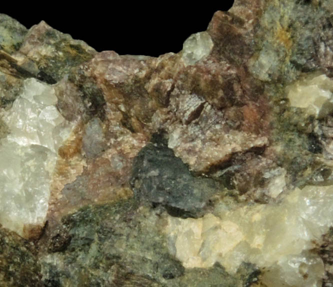 Allanite in pegmatite from Mount Eve, Warwick, Orange County, New York