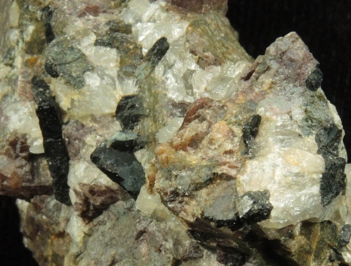 Allanite in pegmatite from Mount Eve, Warwick, Orange County, New York