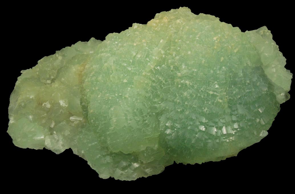 Prehnite from Tafelkop, Goboboseb Mountains, 27 km west of Brandberg Mountain, Erongo region, Namibia