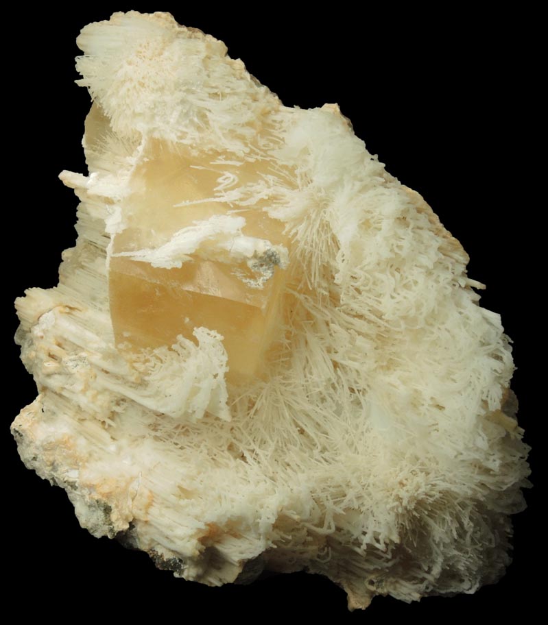 Calcite and Quartz var. Chalcedony from Jalgaon, Maharashtra, India