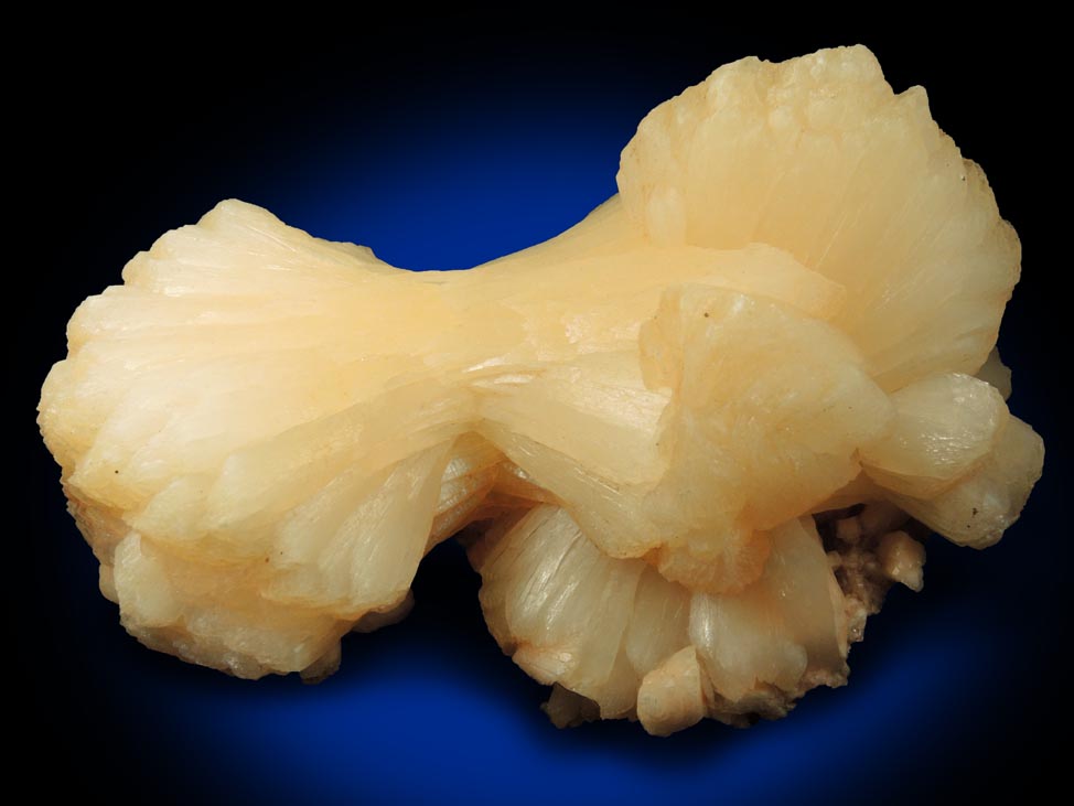 Stilbite over Heulandite from Aurangabad, Maharashtra, India