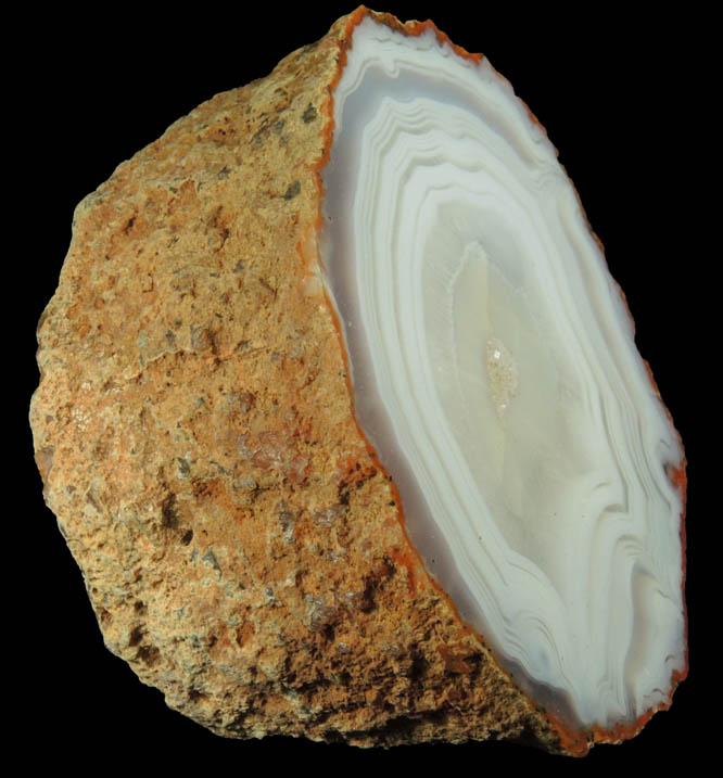 Quartz var. Agate Geode from Sidi Rahal, El Kela des Sraghna, Morocco