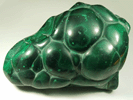 Malachite from Kolwezi Mining District, 240 km WNW of Lubumbashi, Katanga Copperbelt, Lualaba Province, Democratic Republic of the Congo