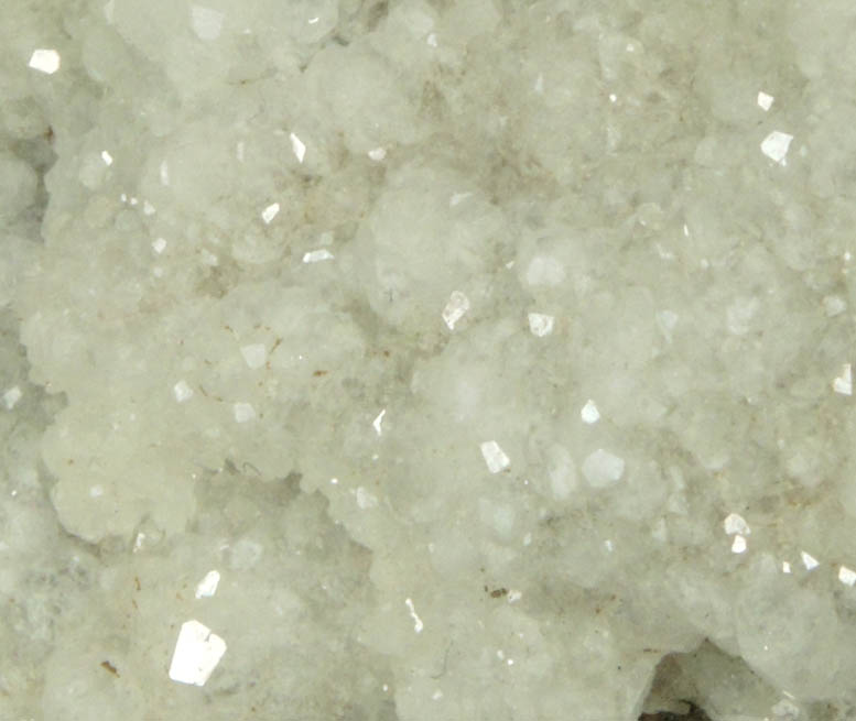 Calcite on Analcime from Gopher Valley Quarry, 16 km southwest of McMinnville, Yamhill County, Oregon