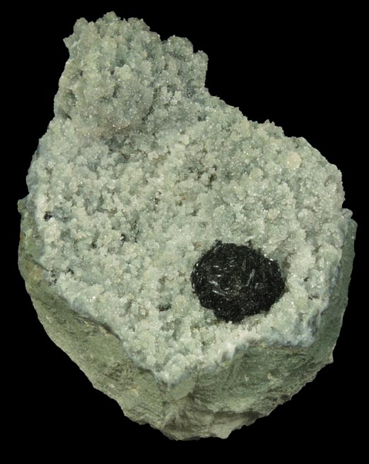 Hematite on Quartz from Dahisar Quarry, Mumbai District, Maharashtra, India