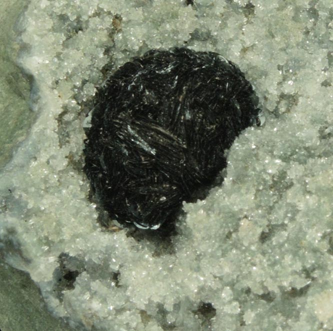 Hematite on Quartz from Dahisar Quarry, Mumbai District, Maharashtra, India