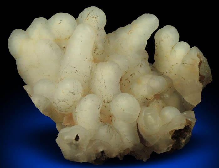 Quartz var. Chalcedony stalactitic formations from Solo River, Central Java, Indonesia