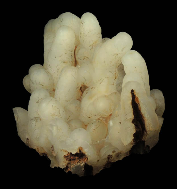 Quartz var. Chalcedony stalactitic formations from Solo River, Central Java, Indonesia
