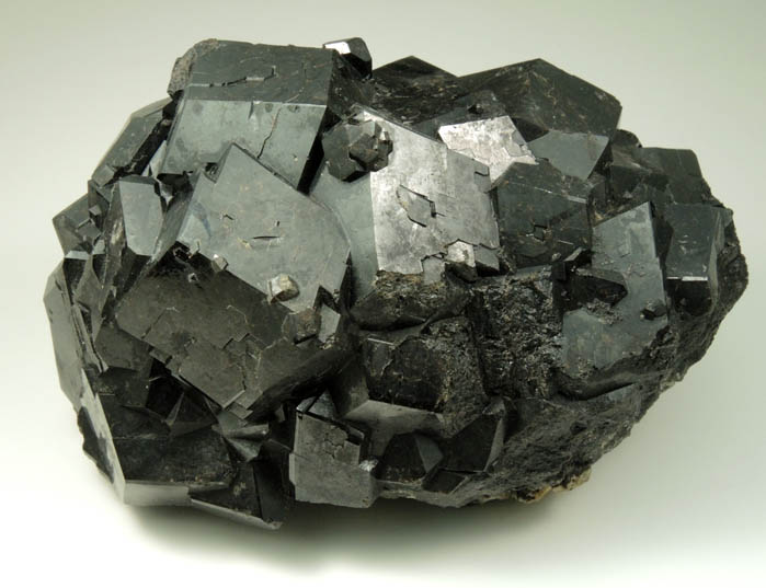 Andradite var. Melanite Garnet from Ojos Espaoles Mine (Mina La Prieta Linda), Chihuahua, Mexico