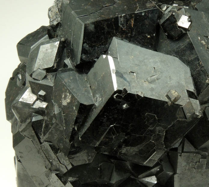 Andradite var. Melanite Garnet from Ojos Espaoles Mine (Mina La Prieta Linda), Chihuahua, Mexico