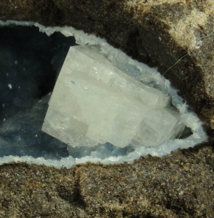 Gyrolite and Chabazite on Quartz from Mumbai District, Maharashtra, India