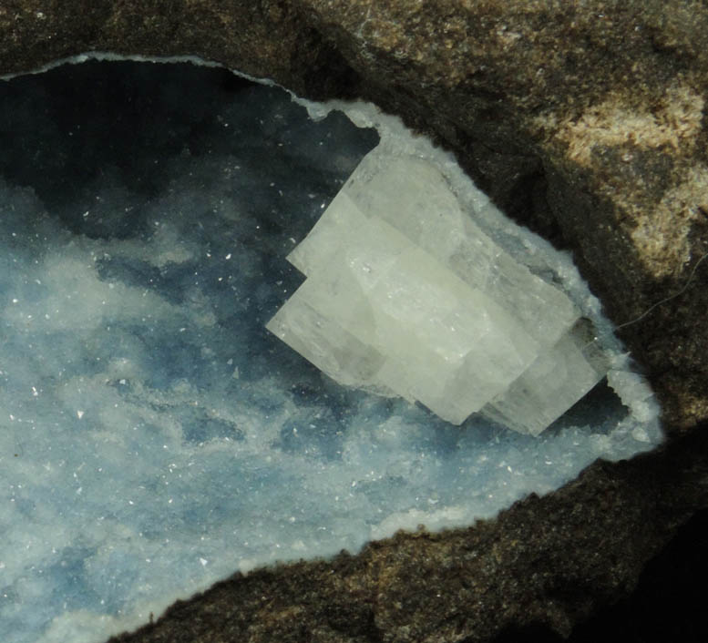 Gyrolite and Chabazite on Quartz from Mumbai District, Maharashtra, India