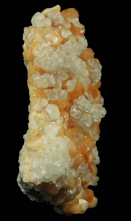 Stilbite and Calcite with micro Pyrite from Moore's Station Quarry, 44 km northeast of Philadelphia, Mercer County, New Jersey