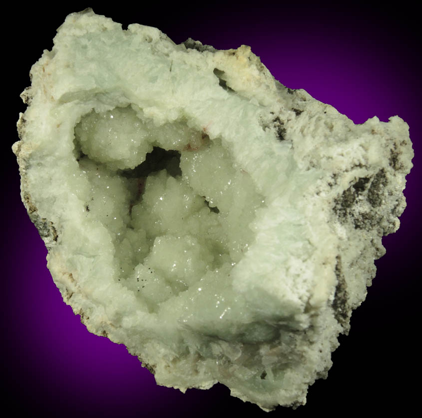 Datolite (part of a large cavity) from Millington Quarry, Bernards Township, Somerset County, New Jersey