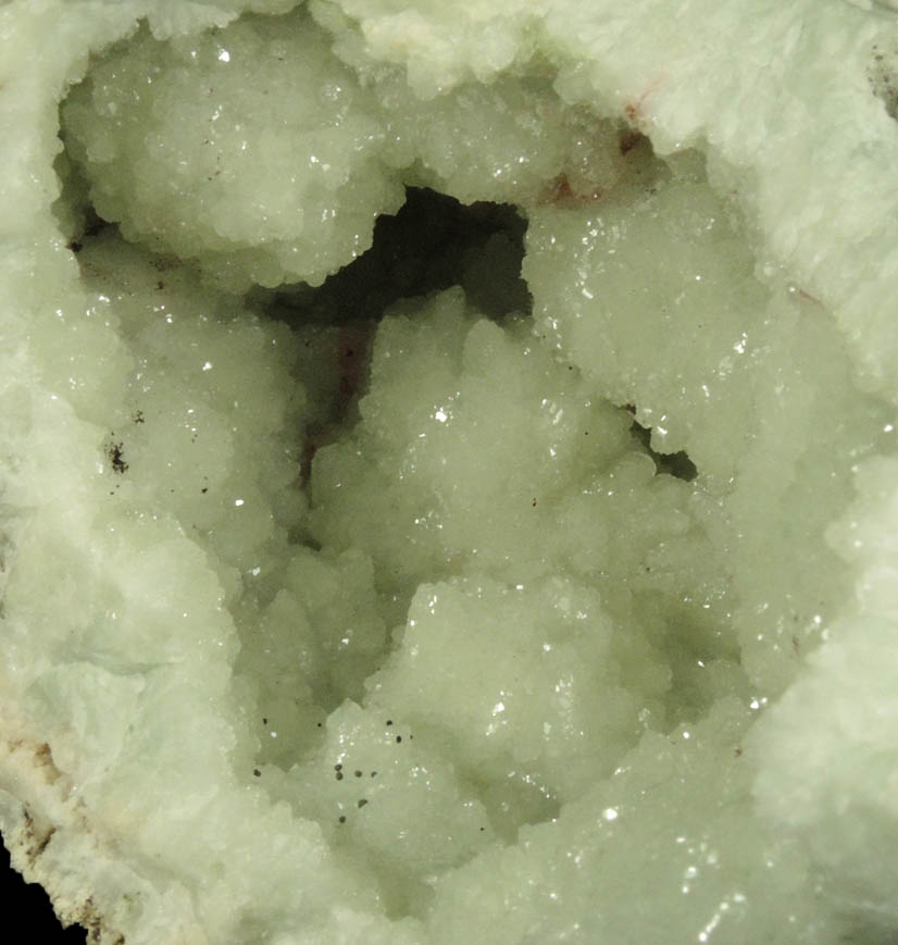 Datolite (part of a large cavity) from Millington Quarry, Bernards Township, Somerset County, New Jersey