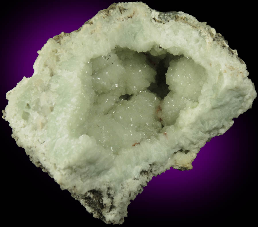 Datolite (part of a large cavity) from Millington Quarry, Bernards Township, Somerset County, New Jersey
