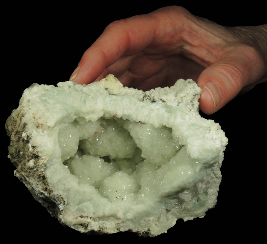 Datolite (part of a large cavity) from Millington Quarry, Bernards Township, Somerset County, New Jersey